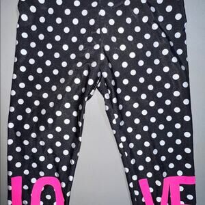 Justice Spandex Pants Polka Dot Girls 10